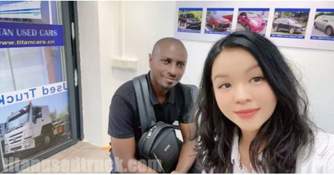 Ghana Customer Purchase Used Sinotruk Howo 371 Dump Truck from TITAN Vehicle