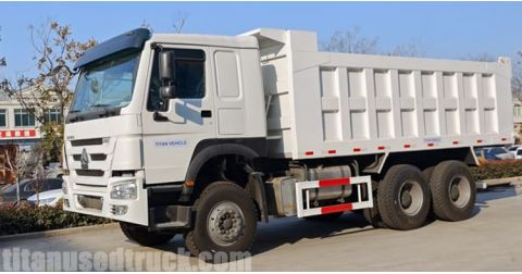 Used Howo Dump Trucks 380 HP are Ready to Jamaica