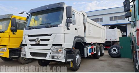 Pre Owned Howo Dump Trucks 371 HP will be Sent to Guam