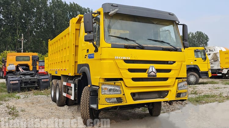 2nd Hand 6x4 Howo Dump Truck for Sale in Zambia