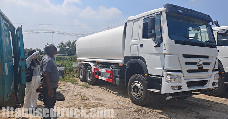 2023 Used Oil Tanker Truck 371HP for Sale in Congo