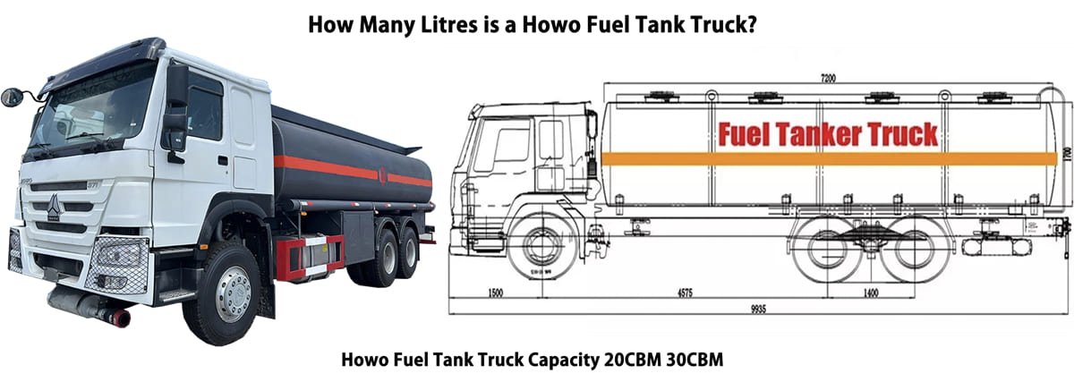 How Many Litres is a Howo Fuel Tank Truck?