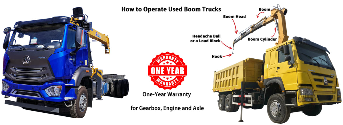 How to Operate Used Boom Trucks?