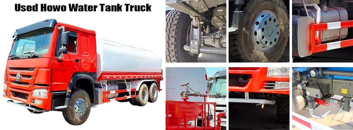 Howo Used Water Truck for Sale | Howo Used Water Tank Truck for Sale