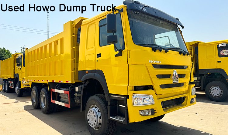 2nd Hand Howo Dump Truck for Sale