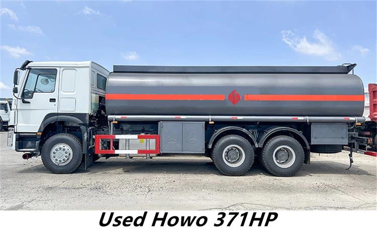 Used Howo 6x4 371HP Oil Tanker Trucks for Sale In Ghana