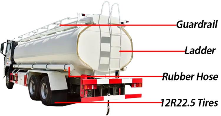 Used Howo Diesel Tanker Trucks Fuel Price for Sale In Nigeria