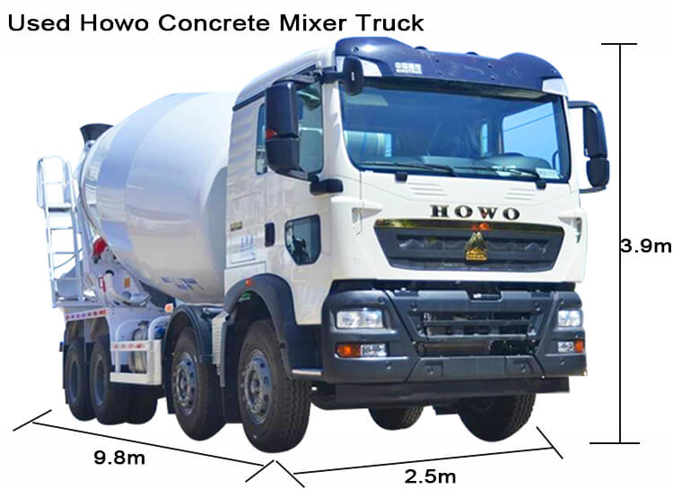 6x4 Sinotruk Howo Used Cement Micer Lorry for Sale