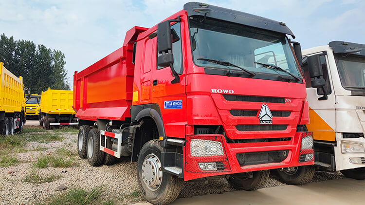 Used Howo Dump Truck 371 for Sale in Rwanda