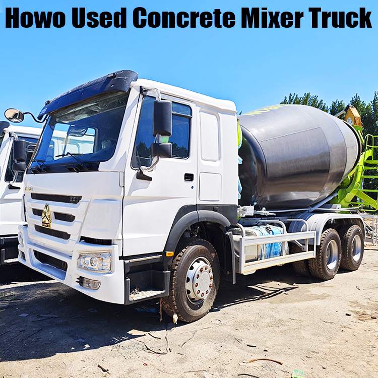 titan used howo concrete mixer truck