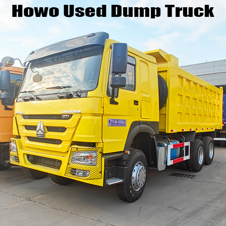 titan used howo dump truck