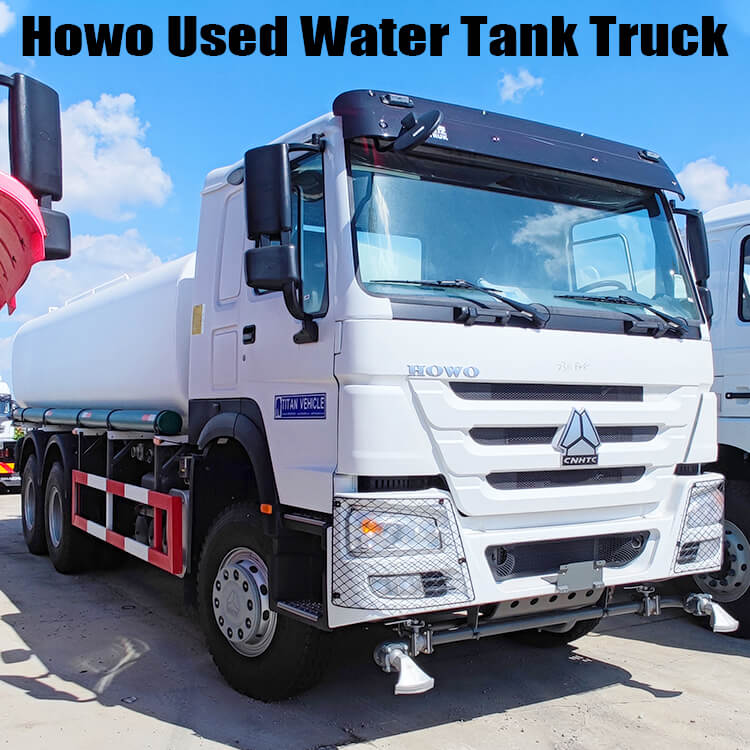 titan used howo water truck