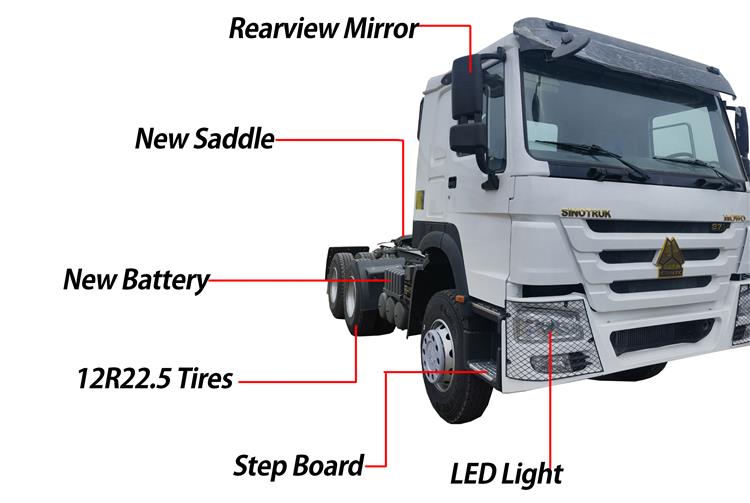 ZZ4257 Used Howo Truck Head CNHTC Sinotruk with HW76 Cab for Sale