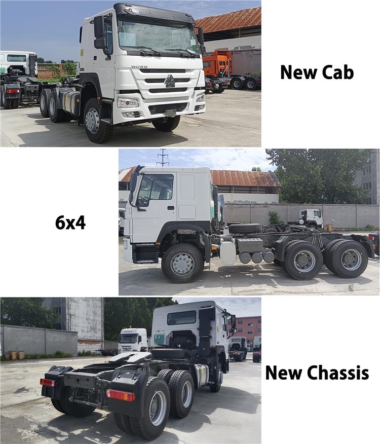 CNHTC Sinotruk Howo 6x4 Tractor Truck 10 Tires Used for Sale In Angola