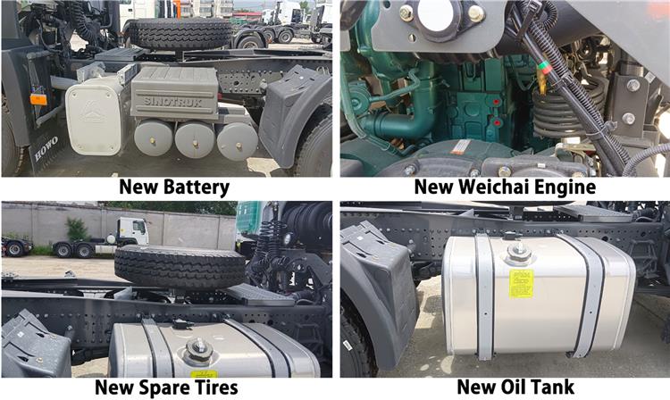 CNHTC Sinotruk Howo 6x4 Tractor Truck 10 Tires Used for Sale In Angola