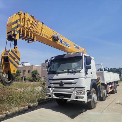 25 Ton Used Boom Crane 8x4 Truck