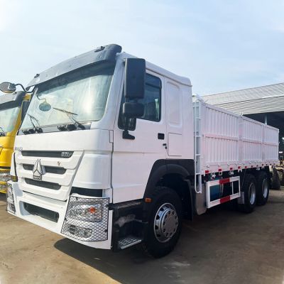 6x4 371 Second Hand Howo Cargo Truck