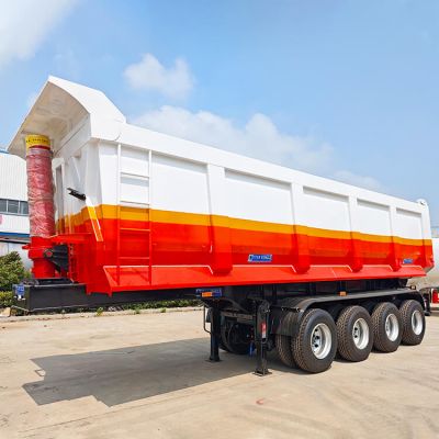 4 Axle End Dump Semi Trailer