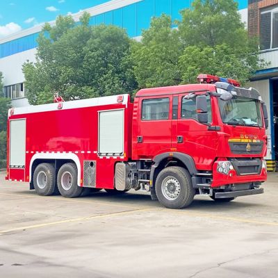 6x4 Sinotruk Howo Used Fire Rescue Trucks