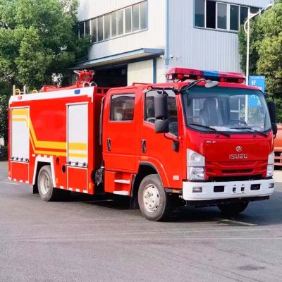 New and Old 4x2 Isuzu Fire Truck